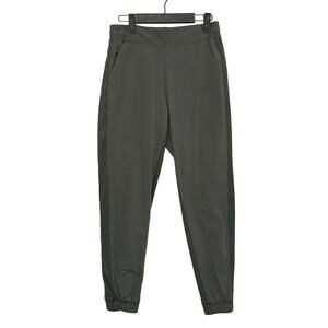 Athleta Textured Brooklyn Jogger Pants Women's Sz 2 Mountain Olive Athleisure